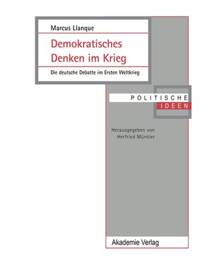 cover image of Demokratisches Denken im Krieg